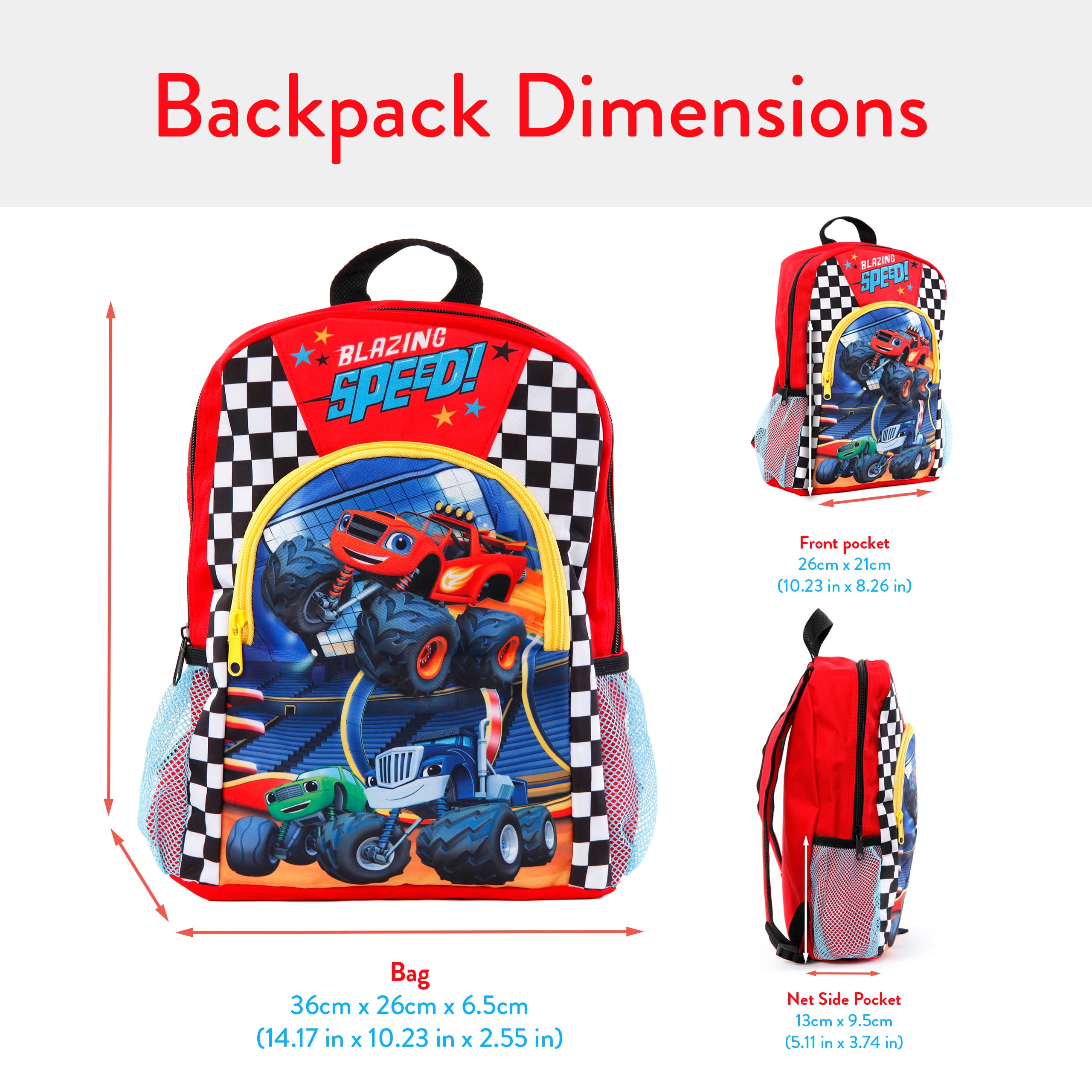 Foto 7 pulgar | Mochila Infantil Blaze Roja-Venta Internacional