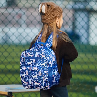 Foto 2 | Mochila Telena Kids Blue Unicorn Resistente al Agua para Niños y Niñas - Venta Internacional