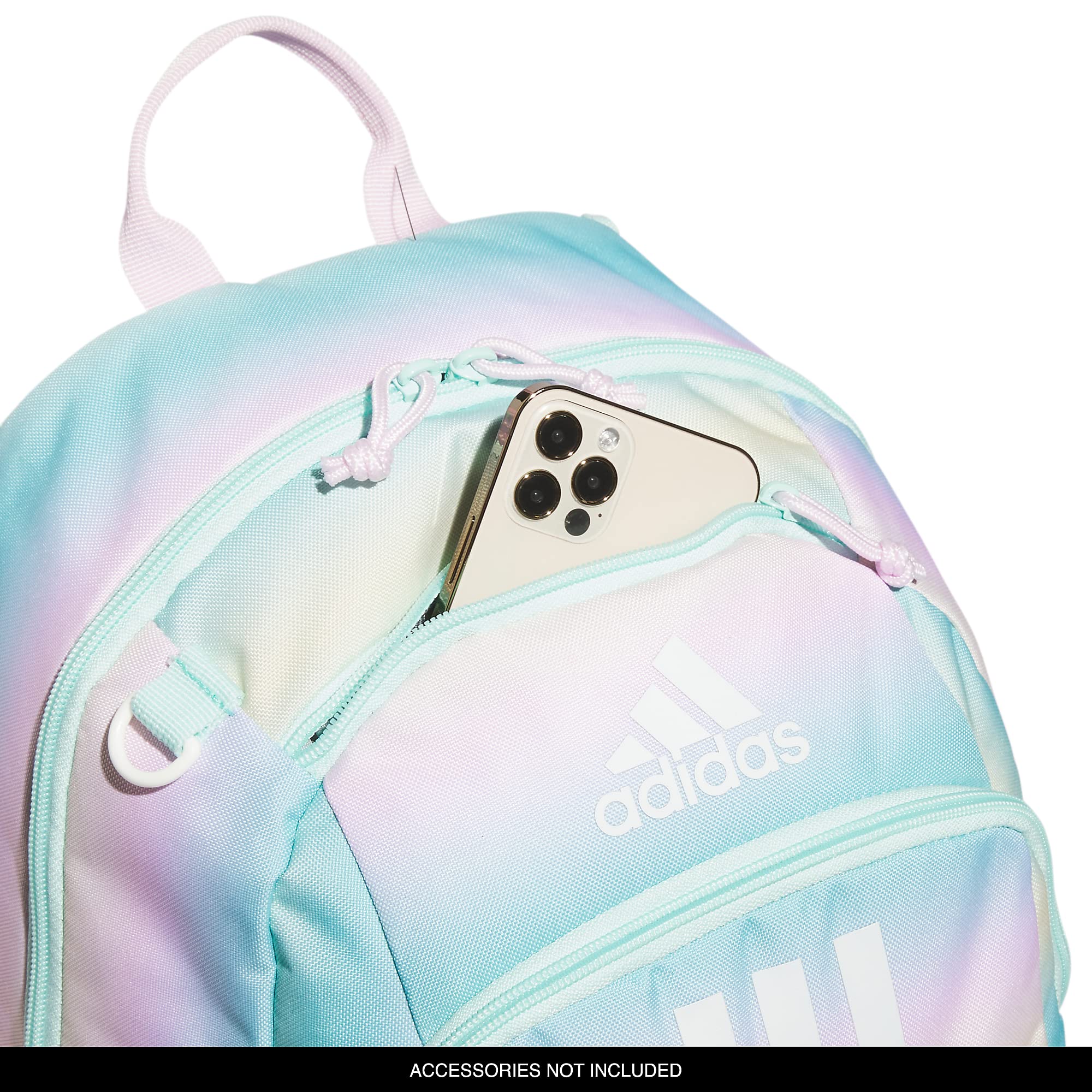 Foto 4 pulgar | Mochila Adidas Creator 2 Gradient Flash Aqua/Onix Gris/Blanco - Venta Internacional