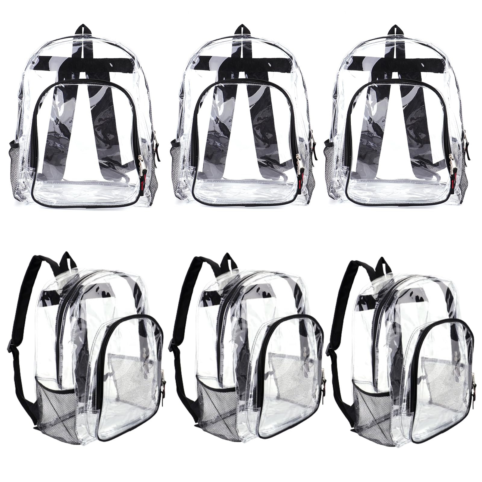 Foto 2 pulgar | Mochila Jomparo Clear Bulk 24 Piezas Transparente - Venta Internacional