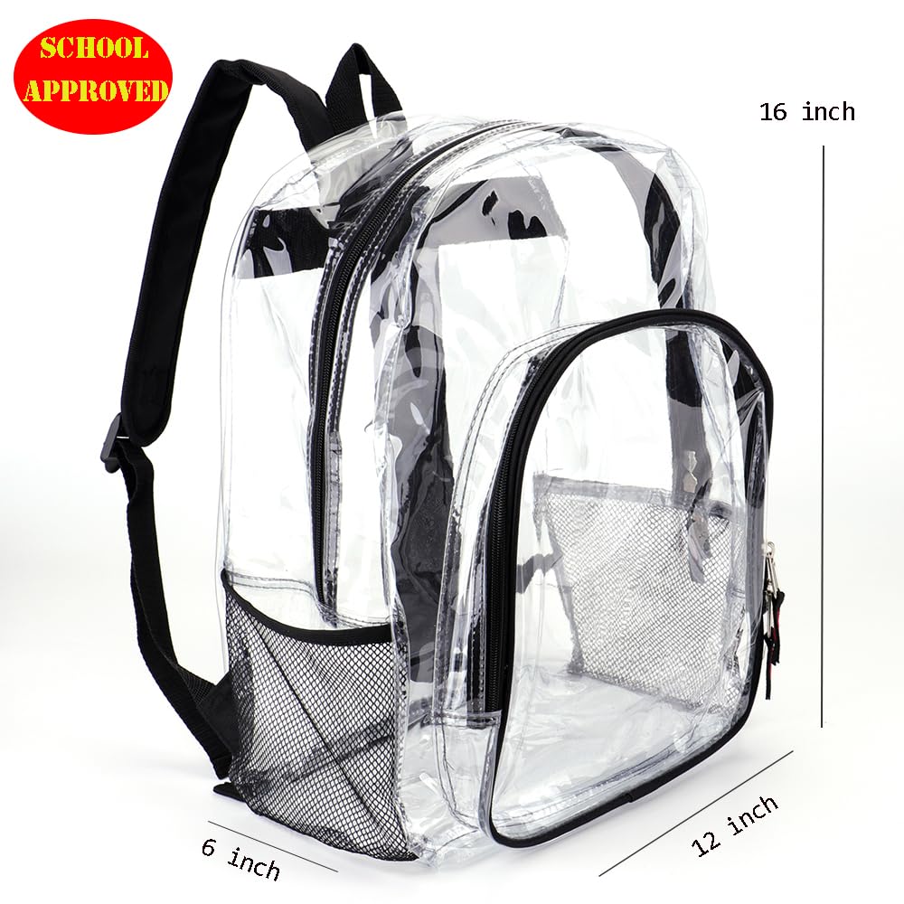 Foto 3 pulgar | Mochila Jomparo Clear Bulk 24 Piezas Transparente - Venta Internacional