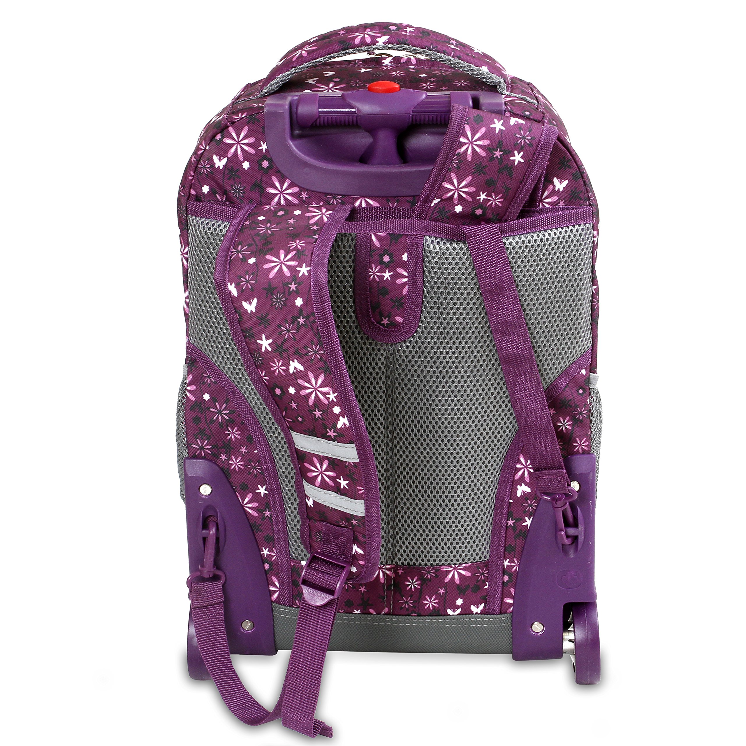 Foto 5 pulgar | Mochila con Ruedas J World New York Sunrise Garden Morada - Venta Internacional