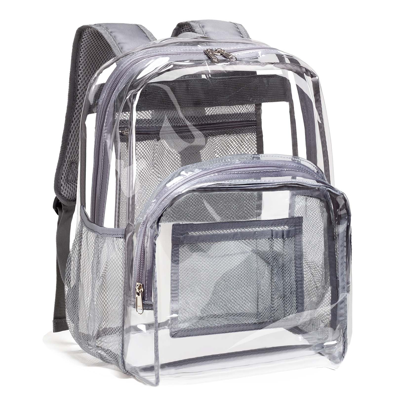 Mochila Vorspack de Pvc Transparente Gris  - Venta Internacional