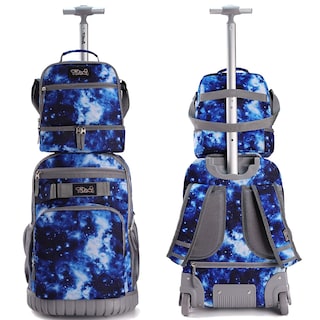Foto 2 | Mochila con Ruedas Tilami Galaxy Blue De 19 Pulgadas con Bolsa de Almuerzo - Venta Internacional