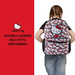 Foto 7 | Mochila Escolar Hello Kitty Allover Blanca - Venta Internacional