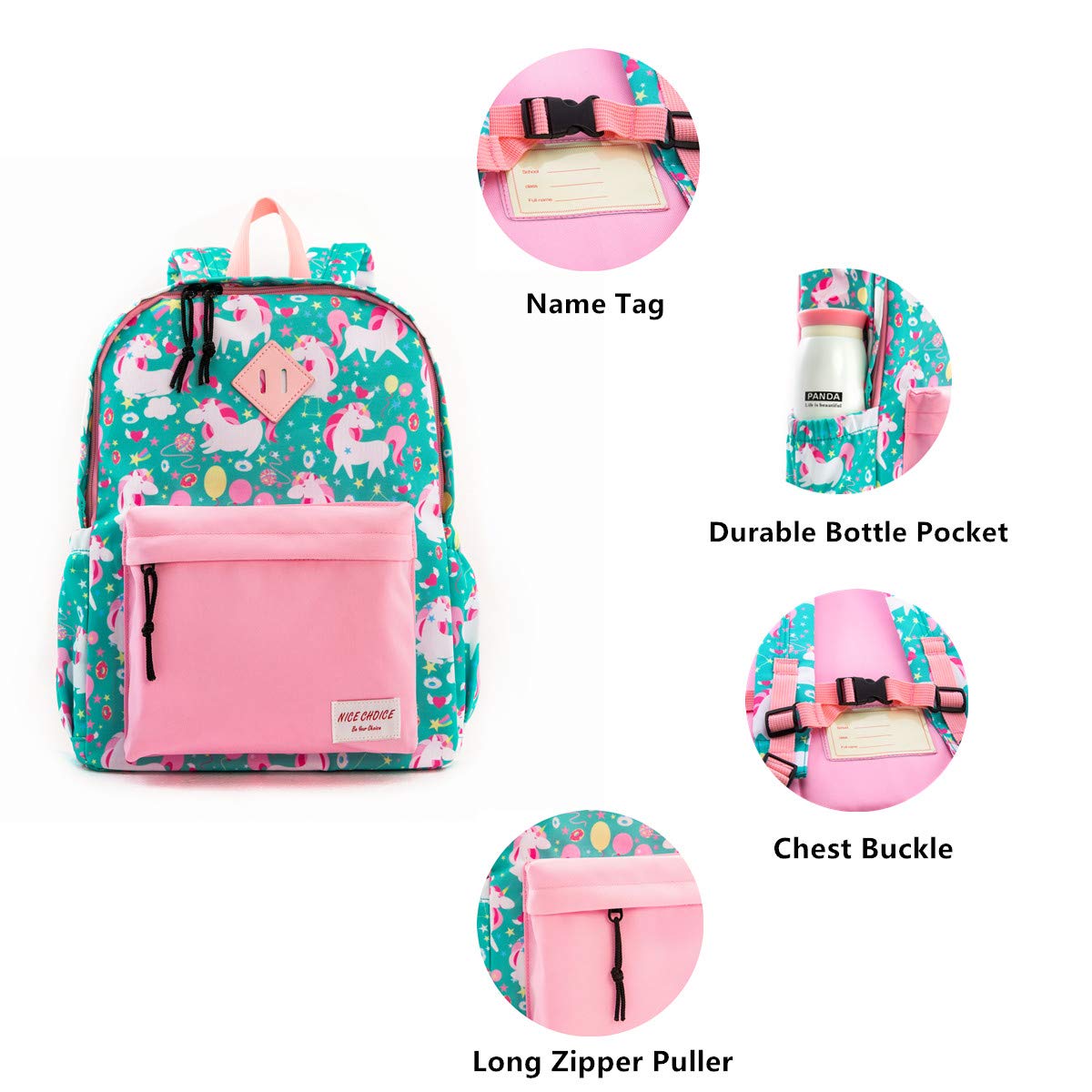 Foto 4 pulgar | Mochila Nice Choice Preschool con Correa - Venta Internacional