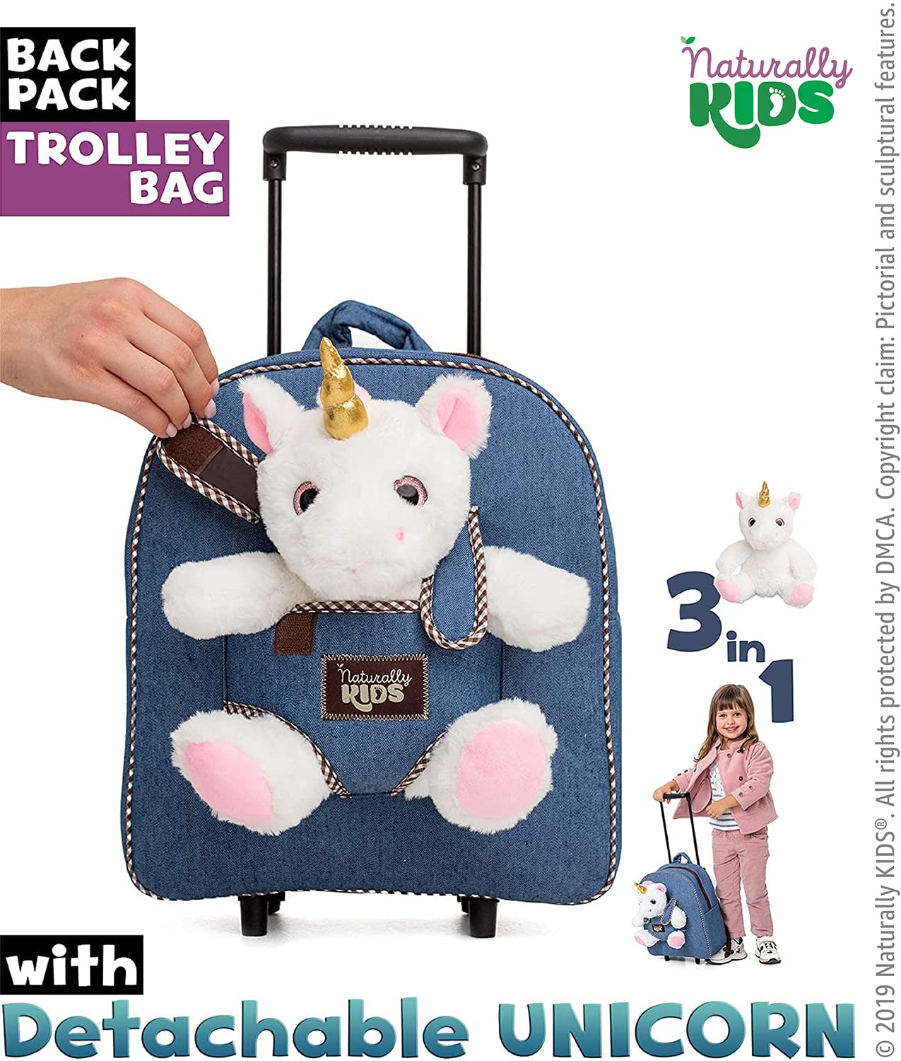 Foto 4 pulgar | Mochila Enrollable Naturally Kids Unicorn Para Niñas - Venta Internacional