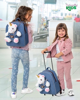 Foto 4 | Mochila Enrollable Naturally Kids Unicorn Para Niñas - Venta Internacional