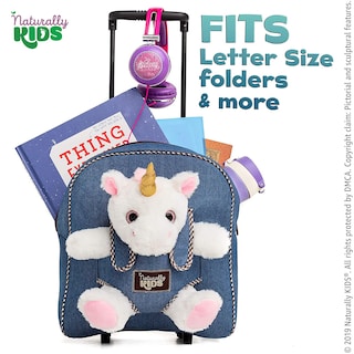 Foto 5 | Mochila Enrollable Naturally Kids Unicorn Para Niñas - Venta Internacional