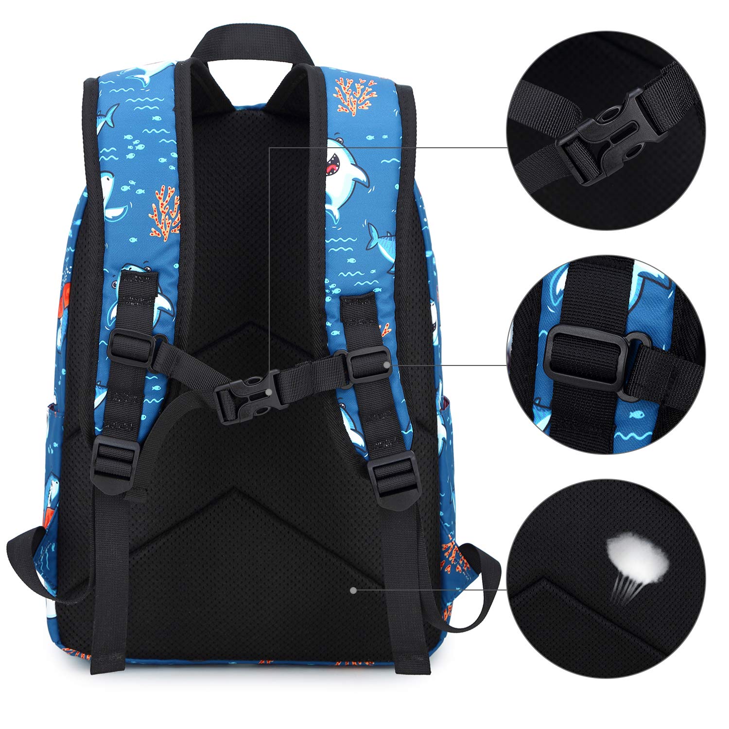 Foto 6 pulgar | Mochila Camtop con Lonchera Shark Azul - Venta Internacional