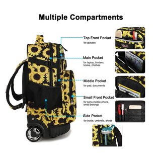 Foto 4 | Mochila Enrollable Tilami con Ruedas - Venta Internacional