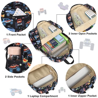 Foto 5 | Mochila Camtop School con Lonchera - Venta Internacional