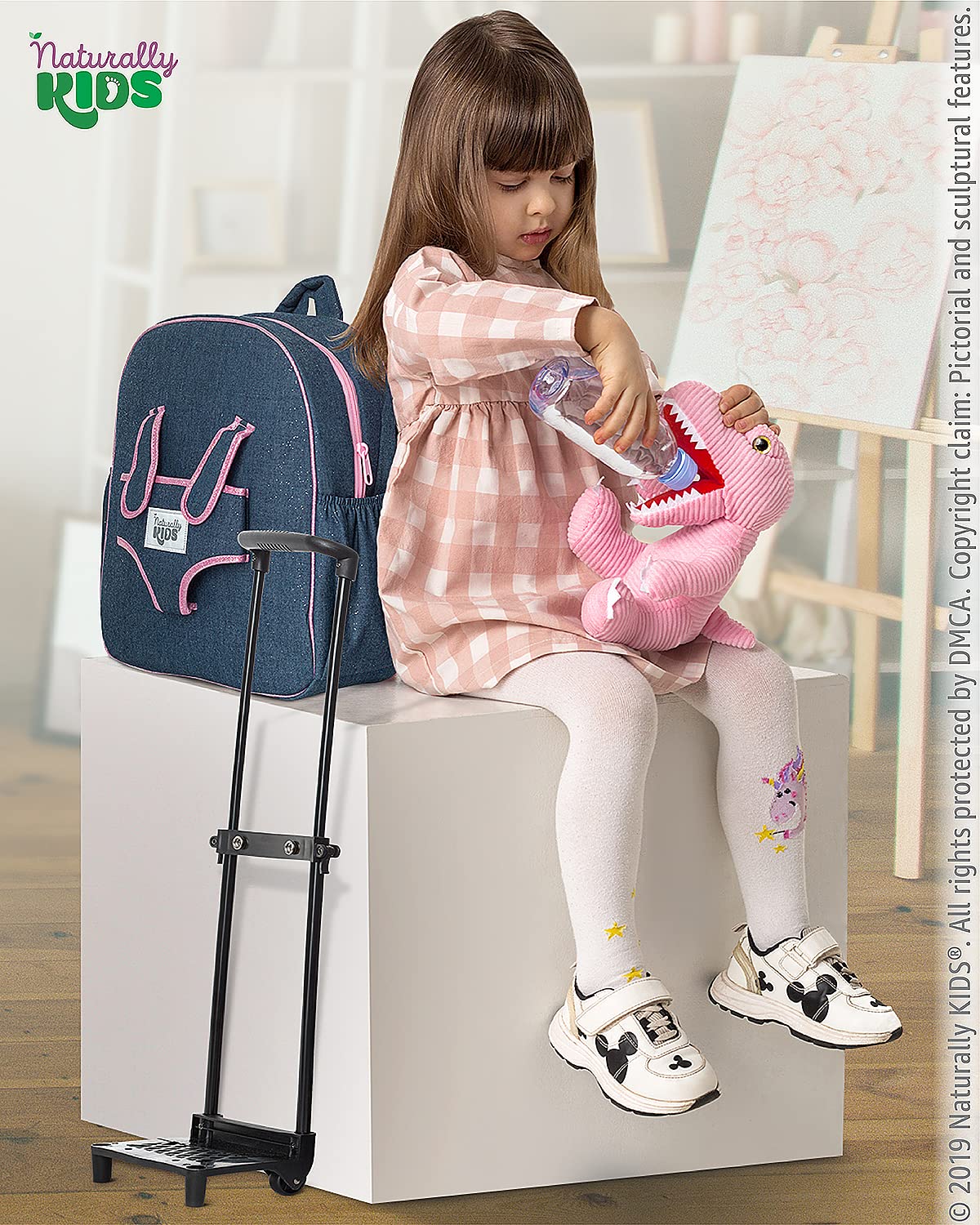 Foto 4 pulgar | Mochila Rolling Backpack Naturally Kids con Forma de Dinosaurio para Niños - Venta Internacional