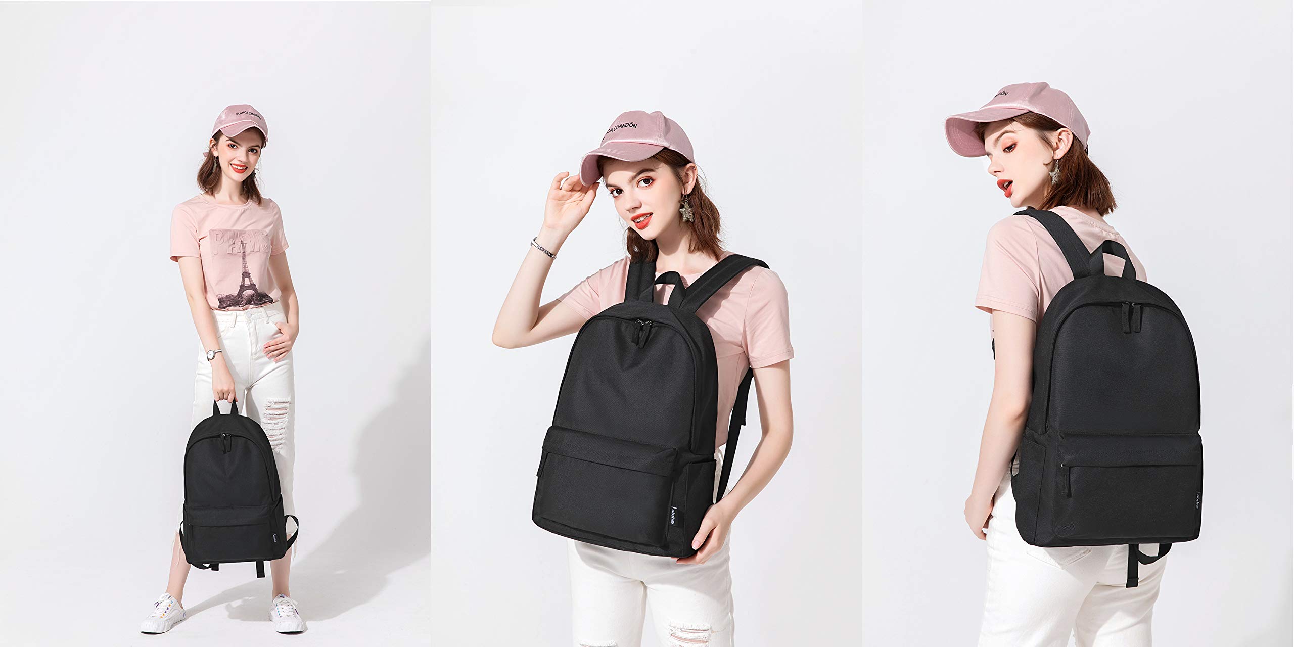 Foto 6 | Mochila Abshoo Ligera Casual Unisex 20l Negra - Venta Internacional