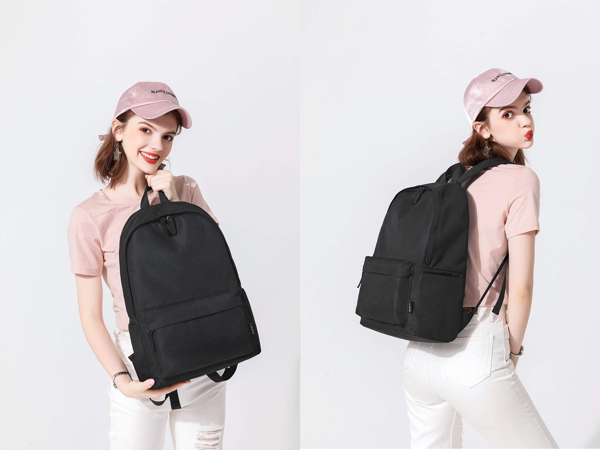 Foto 7 | Mochila Abshoo Ligera Casual Unisex 20l Negra - Venta Internacional