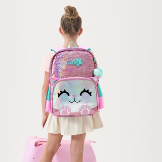 Foto 3 | Mochila Meetbelify con Forma de Gato Rosa para Niñas - Venta Internacional