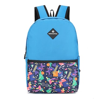 Foto 3 | Mochila Coolcapital Para Laptop + Audífonos Alámbricos On Ear Blue Retro 15.6''