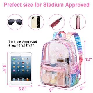 Foto 2 | Mochila Transparente Btoop Stadium - Venta Internacional