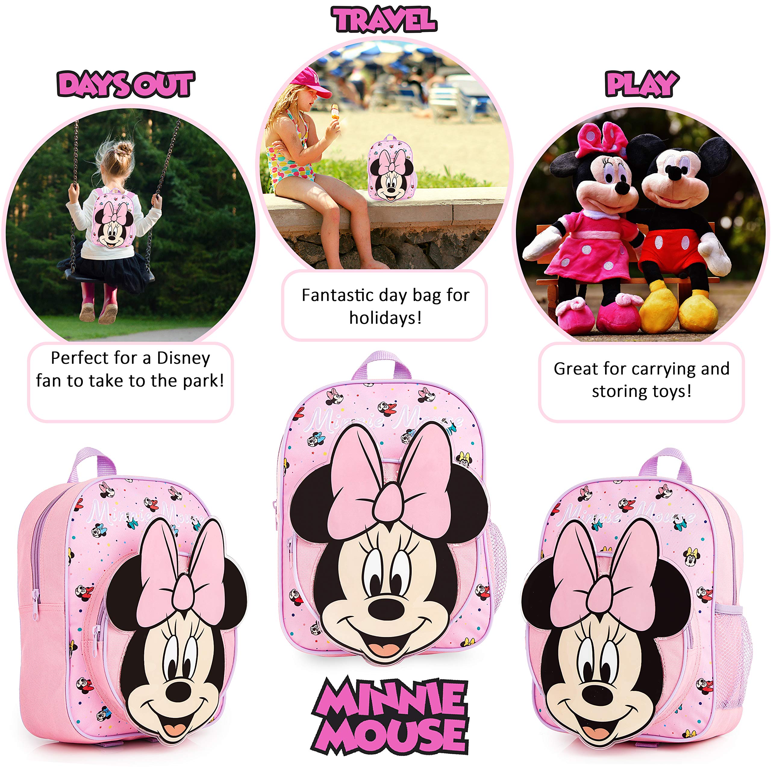 Foto 4 pulgar | Mochila Disney Travel Pink Minnie - Venta Internacional