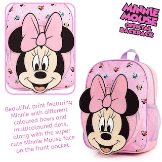 Foto 5 | Mochila Disney Travel Pink Minnie - Venta Internacional