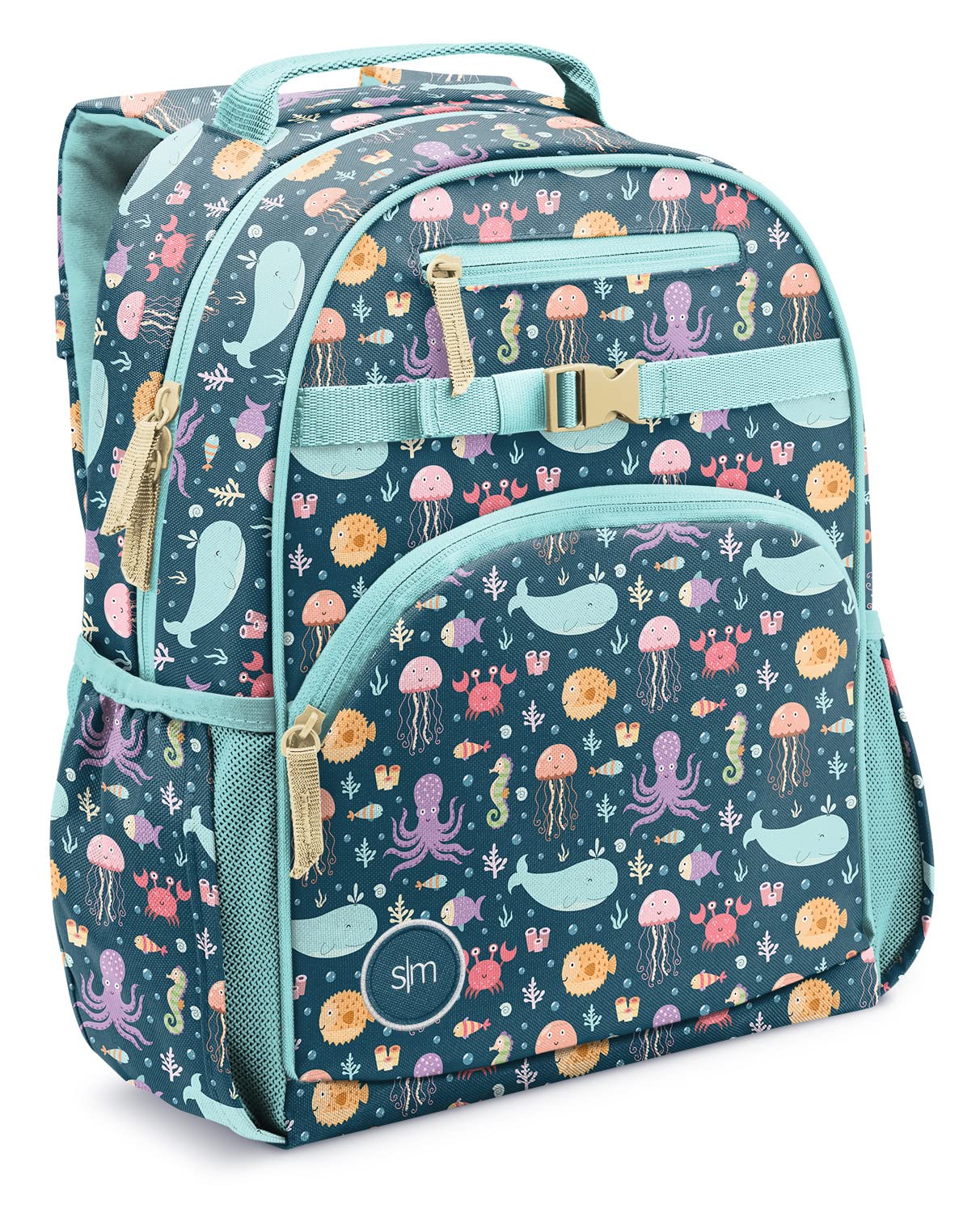 Mochila Simple Modern Fletcher Collection Para Niños Mayores De 4 Años - Venta Internacional.