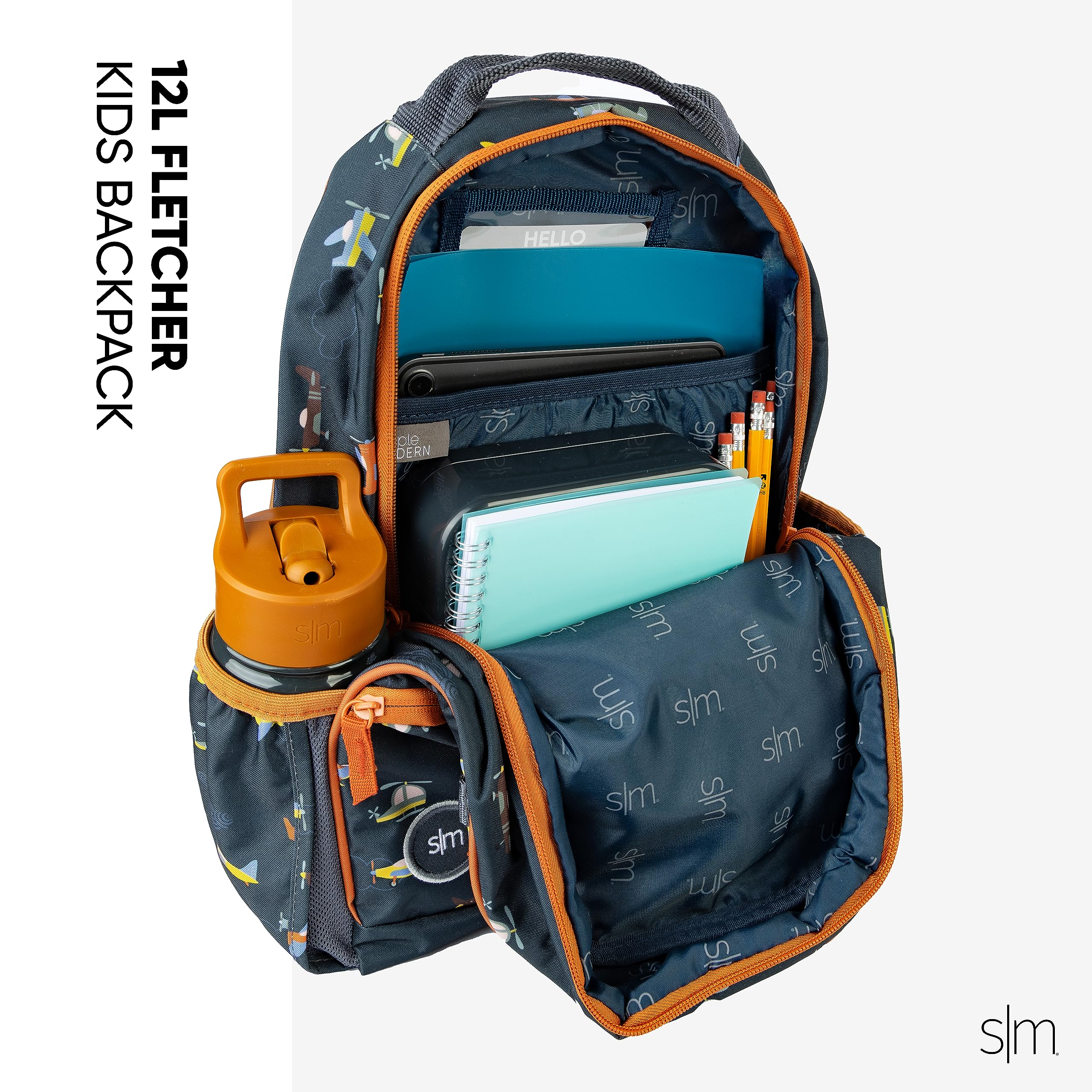 Foto 5 pulgar | Mochila Simple Modern Fletcher Collection Kids, 12 L, Tamaño Mediano - Venta Internacional.