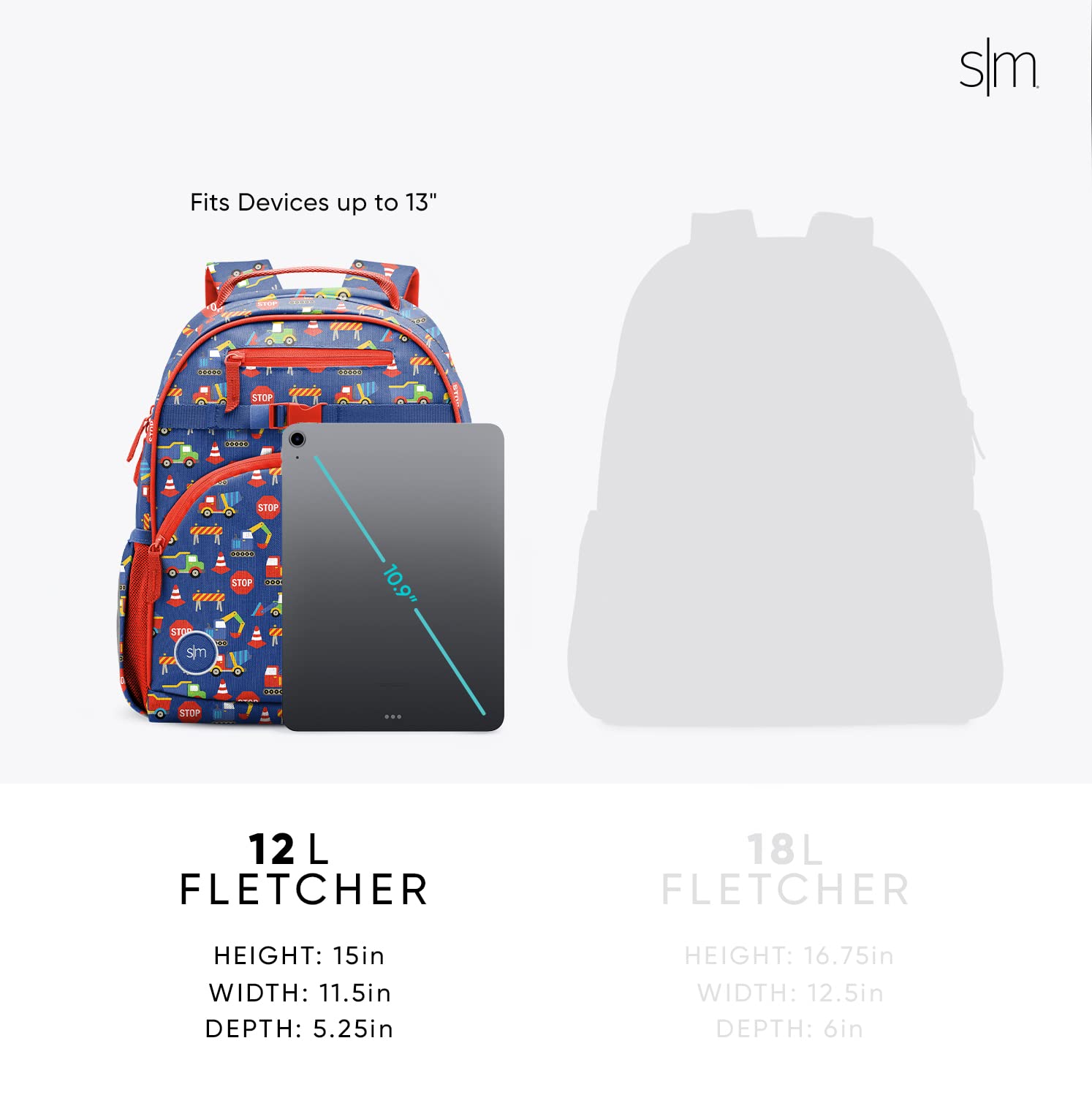 Foto 6 pulgar | Mochila Simple Modern Fletcher Collection Kids, 12 L, Tamaño Mediano - Venta Internacional.