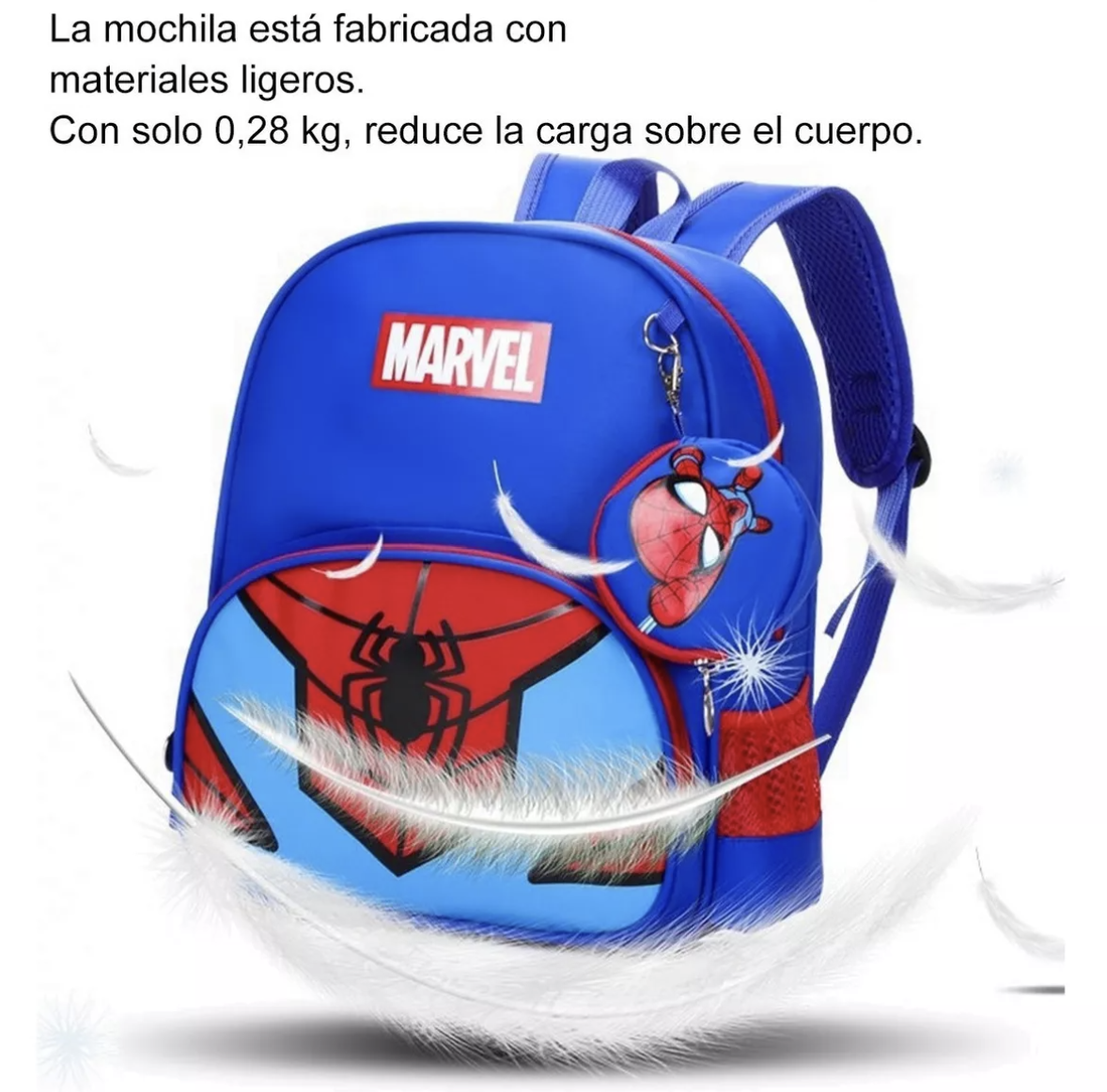 Foto 6 pulgar | Mochila Preescolar Spiderman Escolar Kinder Para Niños T