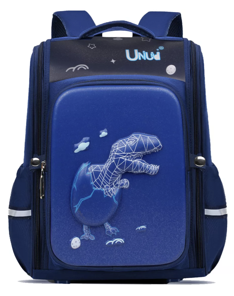 Foto 2 pulgar | Mochila Escolar de Dinosaurios 3D Azul 25 l Impermeable para Niños