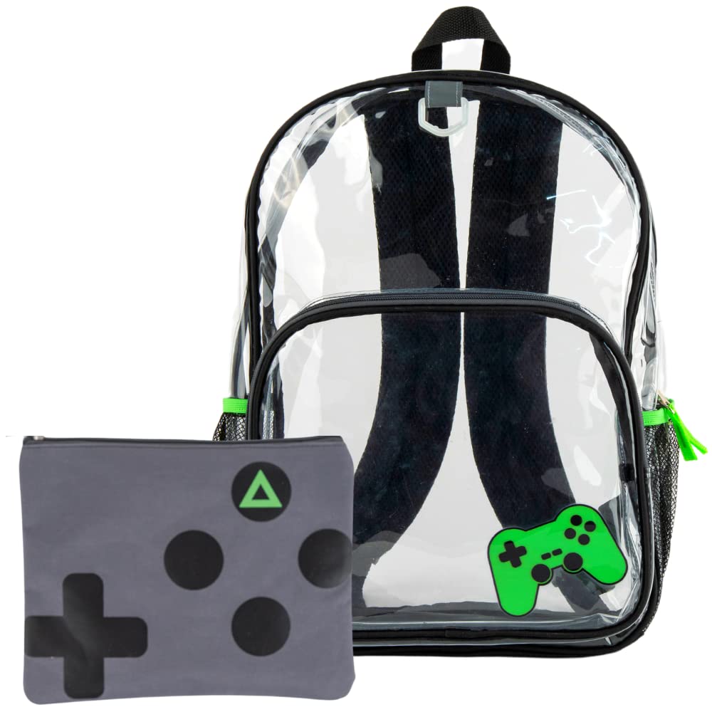 Mochila Ralme Para Niños, Transparente, 40 Cm, Con Estuche Para Lápices, Juego De 3 Piezas - Venta Internacional.