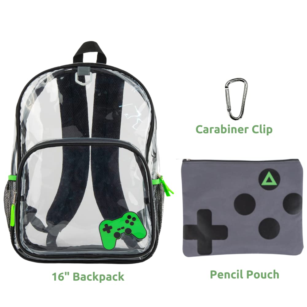 Foto 3 pulgar | Mochila Ralme Para Niños, Transparente, 40 Cm, Con Estuche Para Lápices, Juego De 3 Piezas - Venta Internacional.