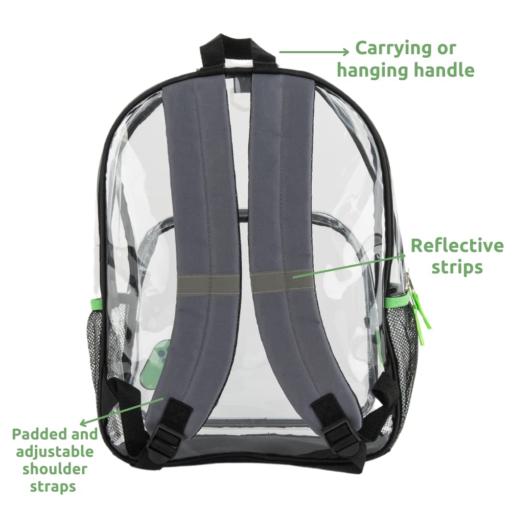 Foto 8 pulgar | Mochila Ralme Para Niños, Transparente, 40 Cm, Con Estuche Para Lápices, Juego De 3 Piezas - Venta Internacional.