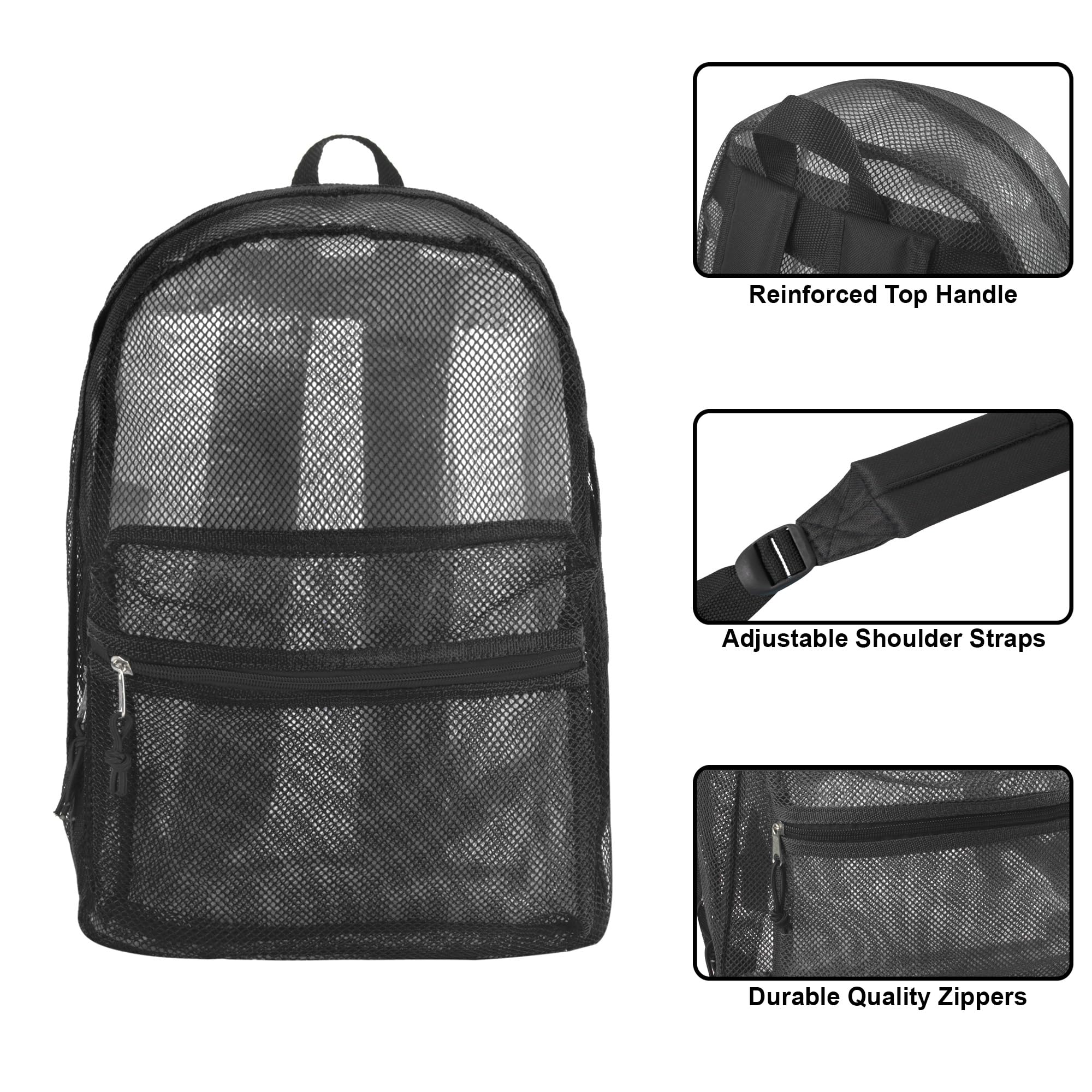 Foto 3 pulgar | Mochila Trail Maker De Malla Transparente Para Niños En Edad Escolar - Venta Internacional.