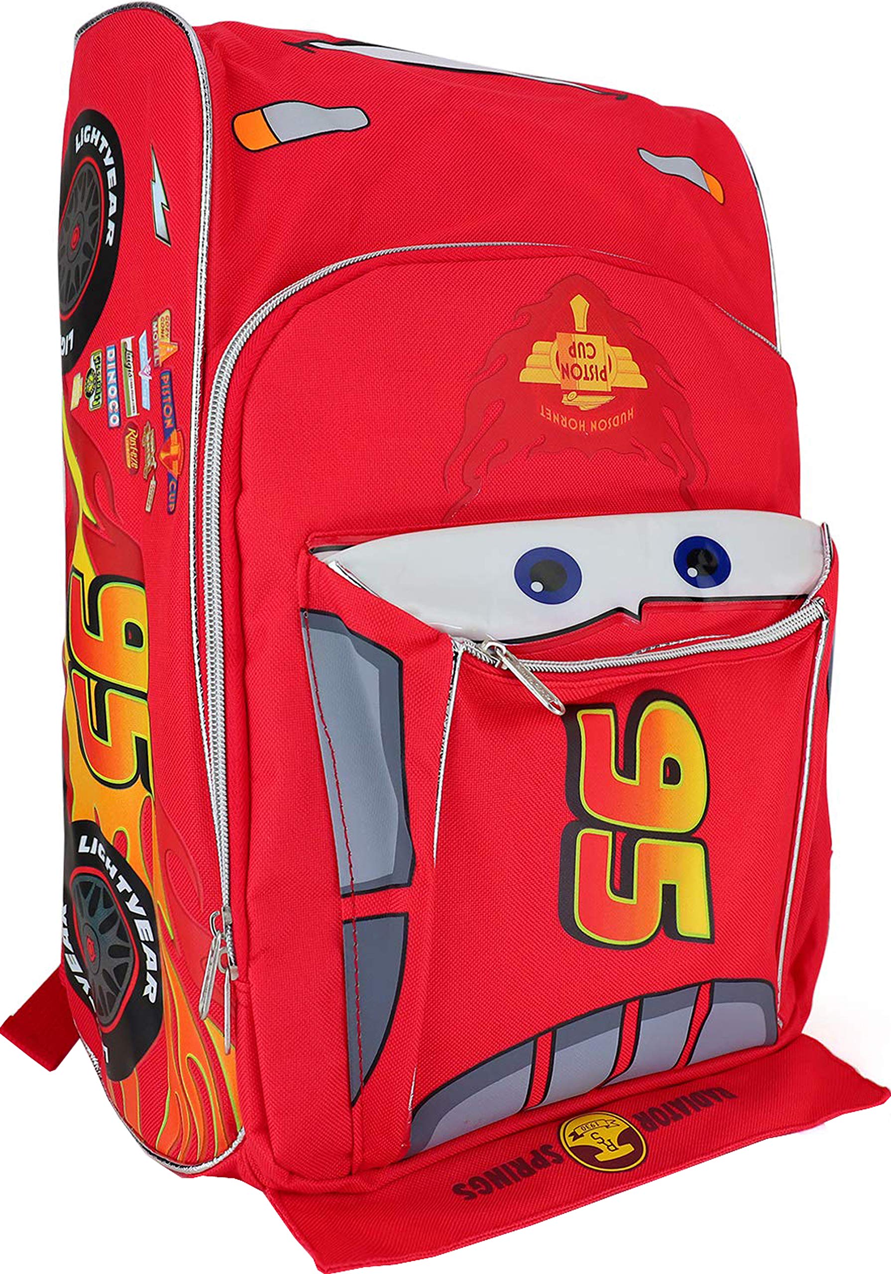 Foto 3 pulgar | Mochila Escolar Ruz Pixar Cars Lightning Mcqueen 40cm - Venta Internacional.