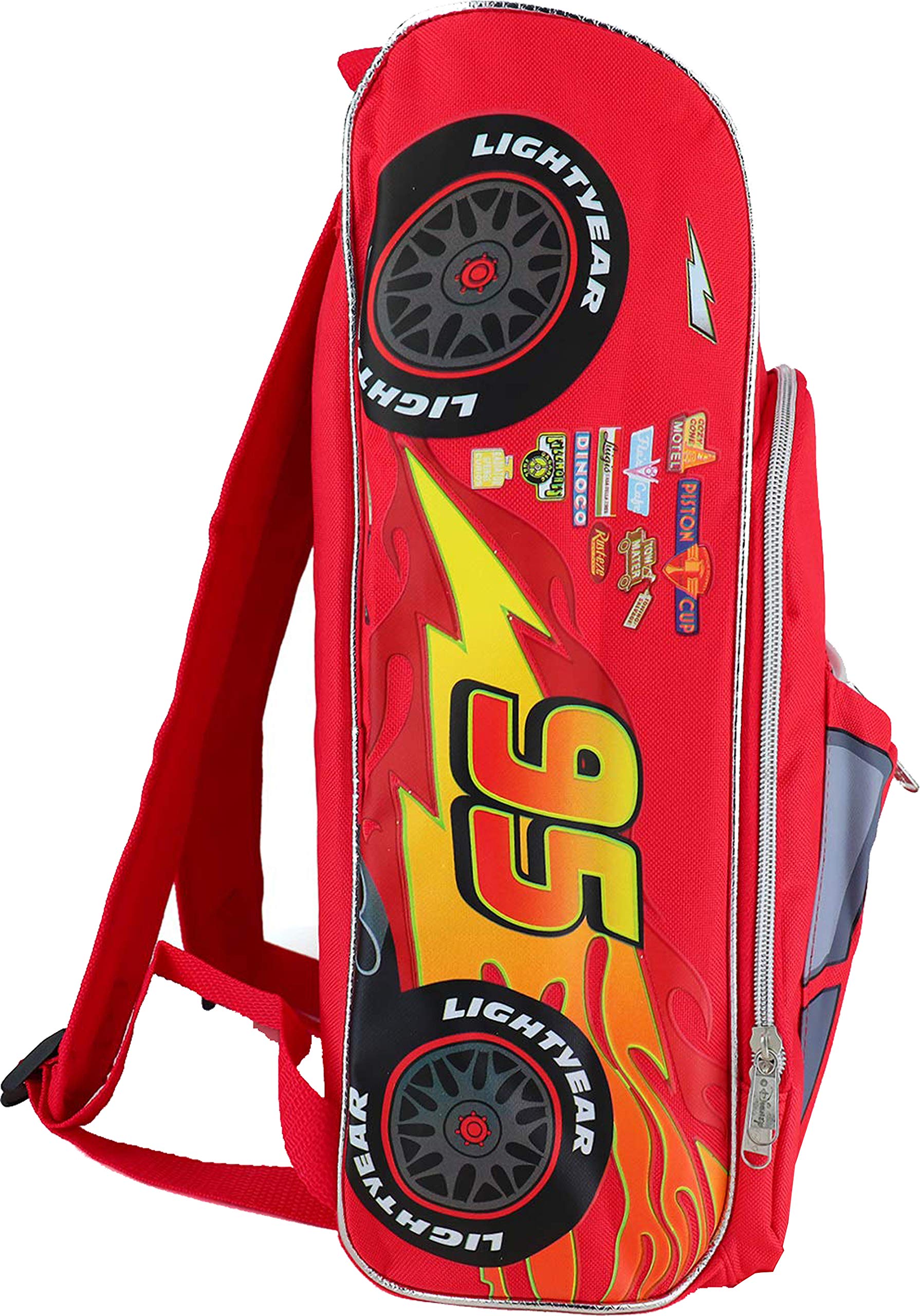 Foto 4 pulgar | Mochila Escolar Ruz Pixar Cars Lightning Mcqueen 40cm - Venta Internacional.