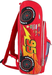 Foto 3 | Mochila Escolar Ruz Pixar Cars Lightning Mcqueen 40cm - Venta Internacional.