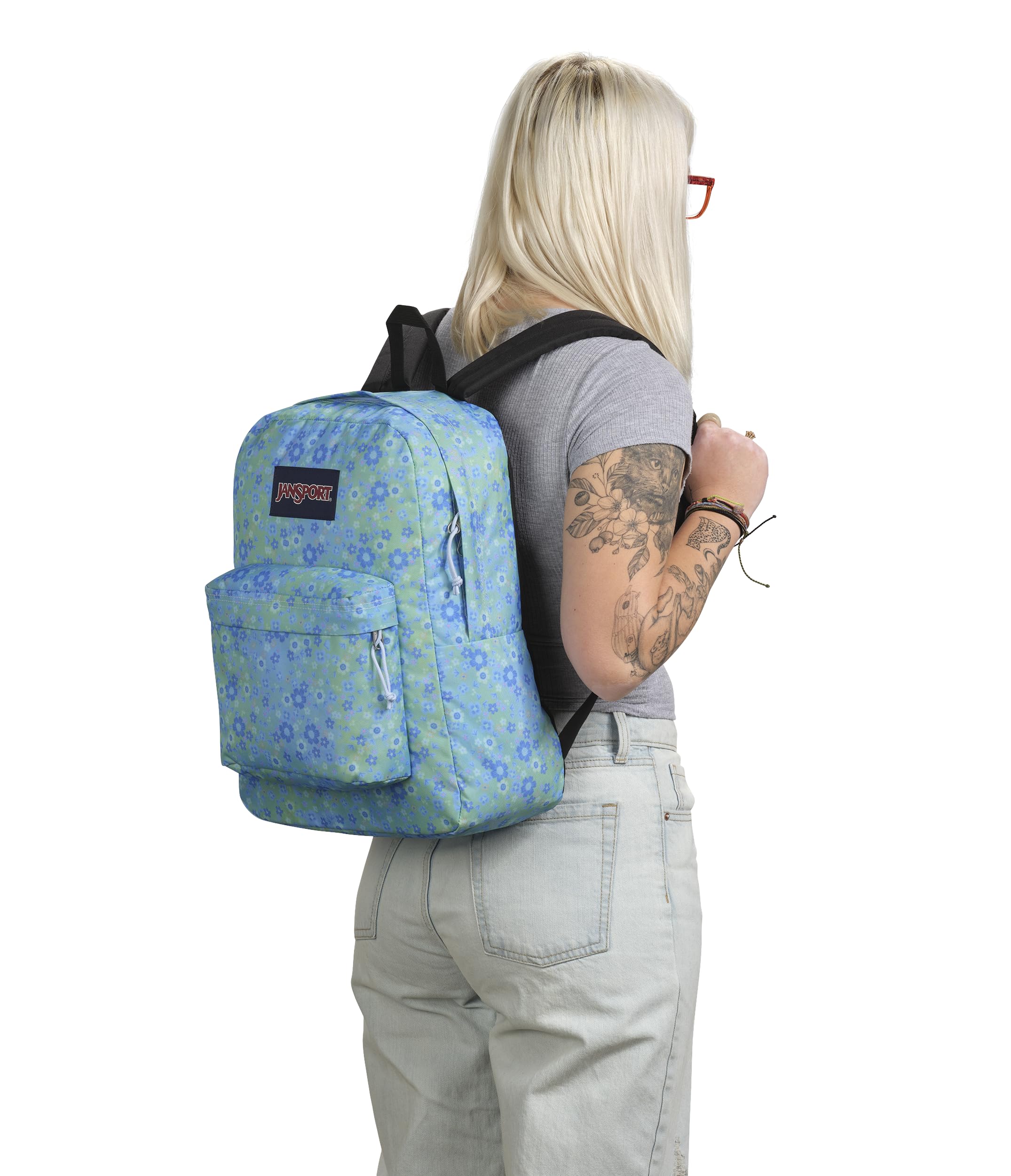 Foto 6 | Mochila JanSport Superbreak Azul - Venta Internacional