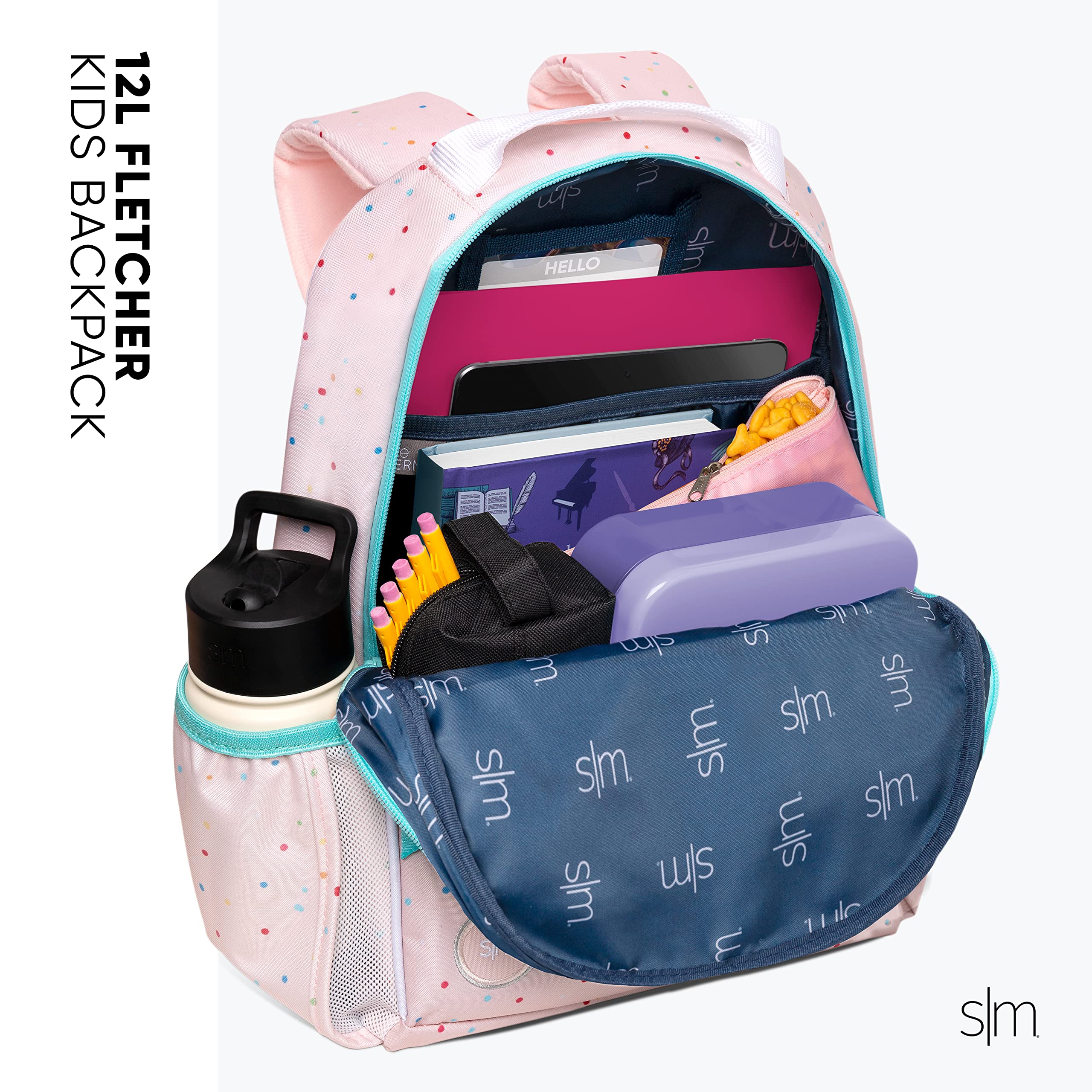 Foto 5 pulgar | Mochila Simple Modern Fletcher Collection Kids Pink 12l - Venta Internacional.