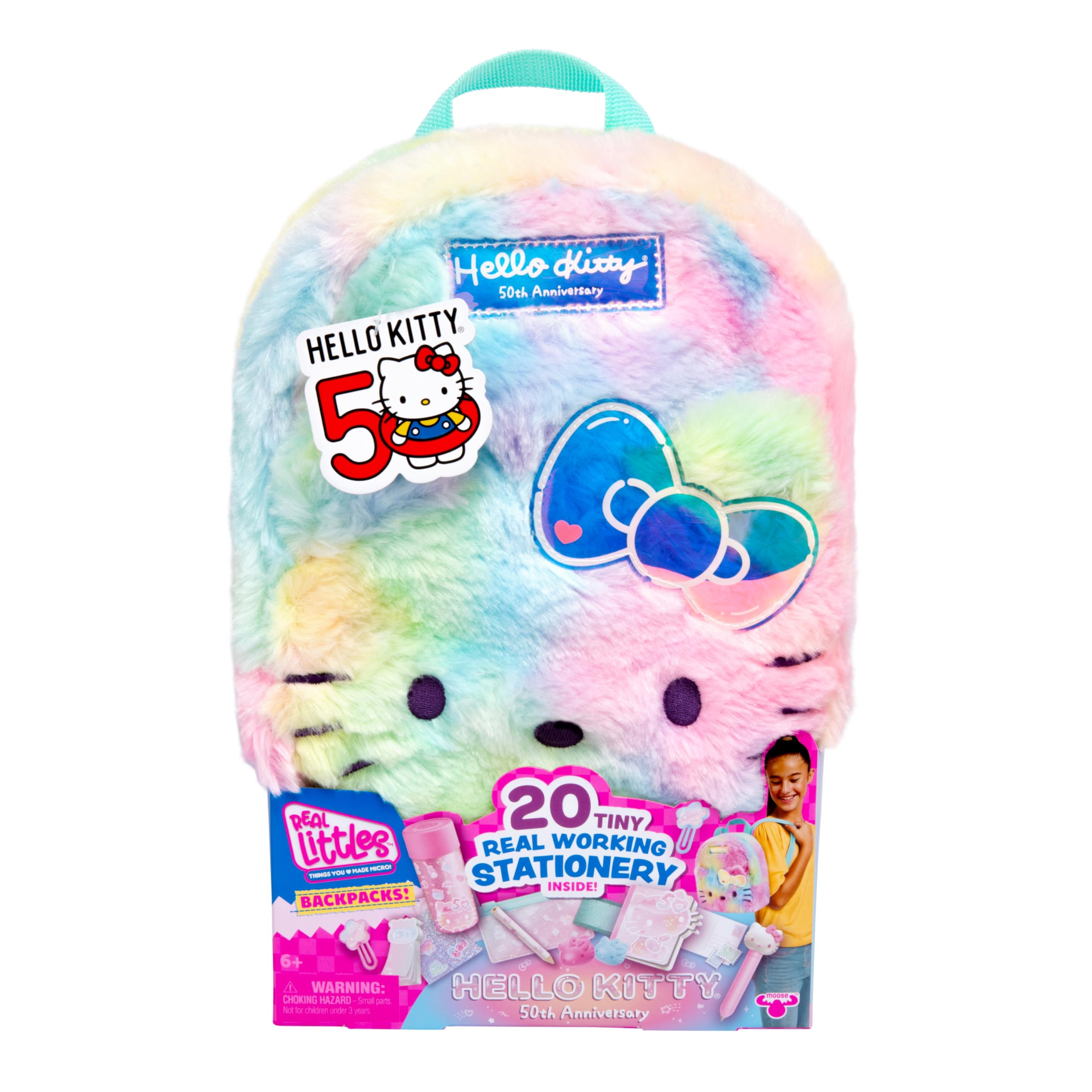 Foto 6 pulgar | Mochila Real Littles Con Sorpresas Para El 50 Aniversario De Hello Kitty - Venta Internacional.