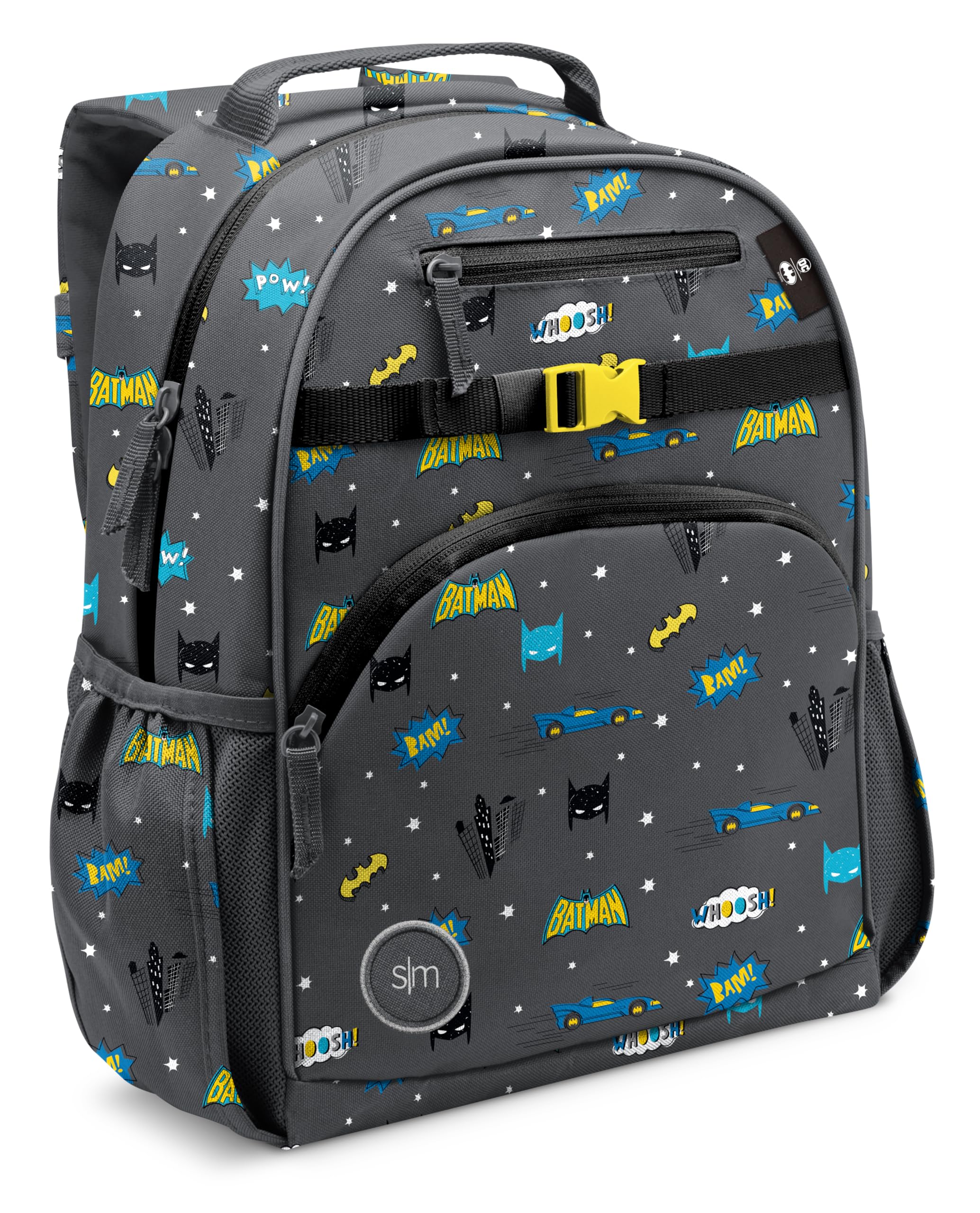 Mochila Simple Y Moderna De Dc Comics Batman Para Niños Pequeños En Edad Escolar - Venta Internacional.