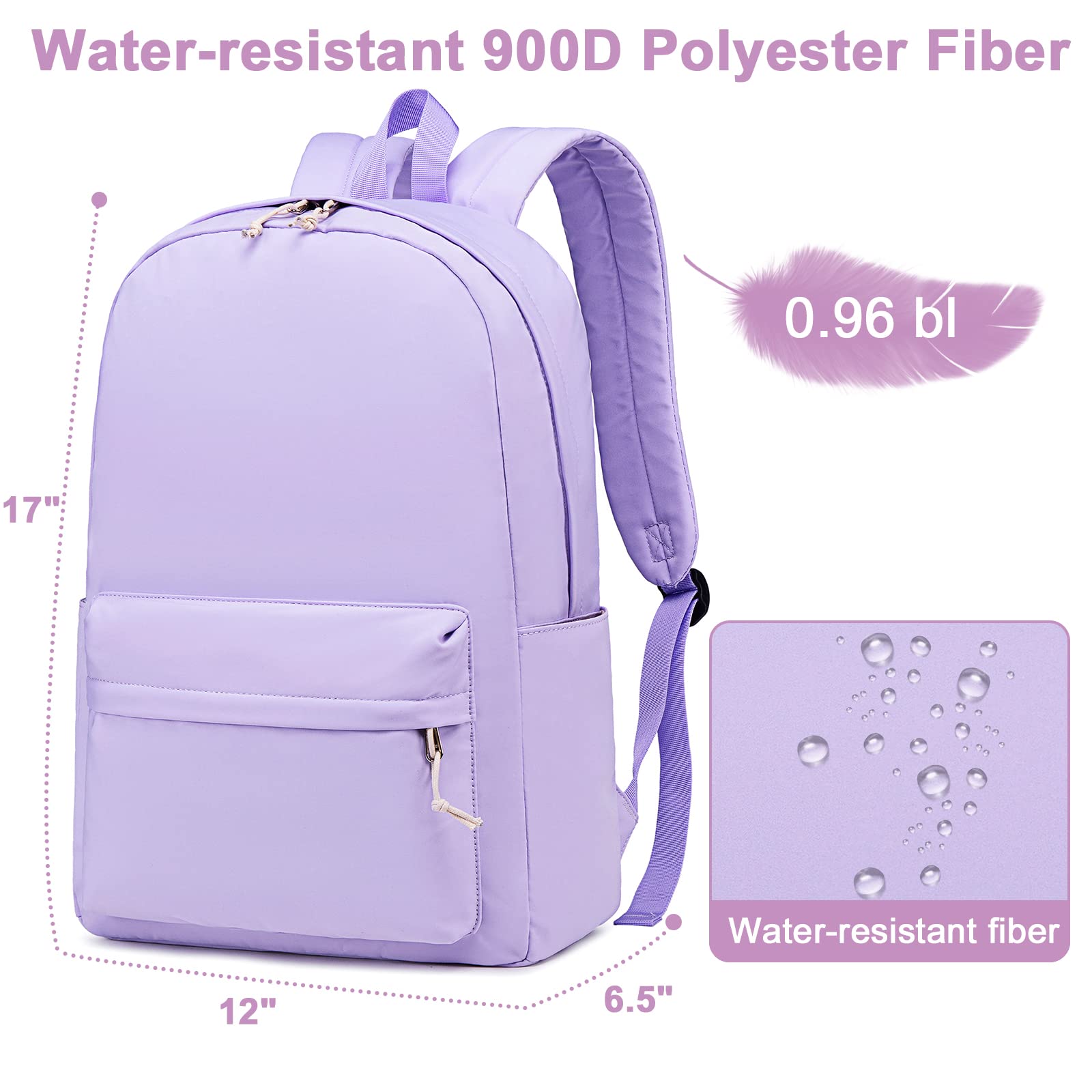 Foto 5 pulgar | Mochila Escolar Bluboon Morada - Venta Internacional