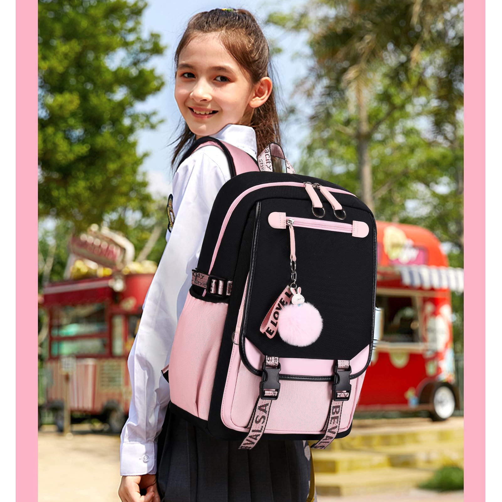 Foto 6 pulgar | Mochila Escolar Bevalsa color Morado - Venta Internacional