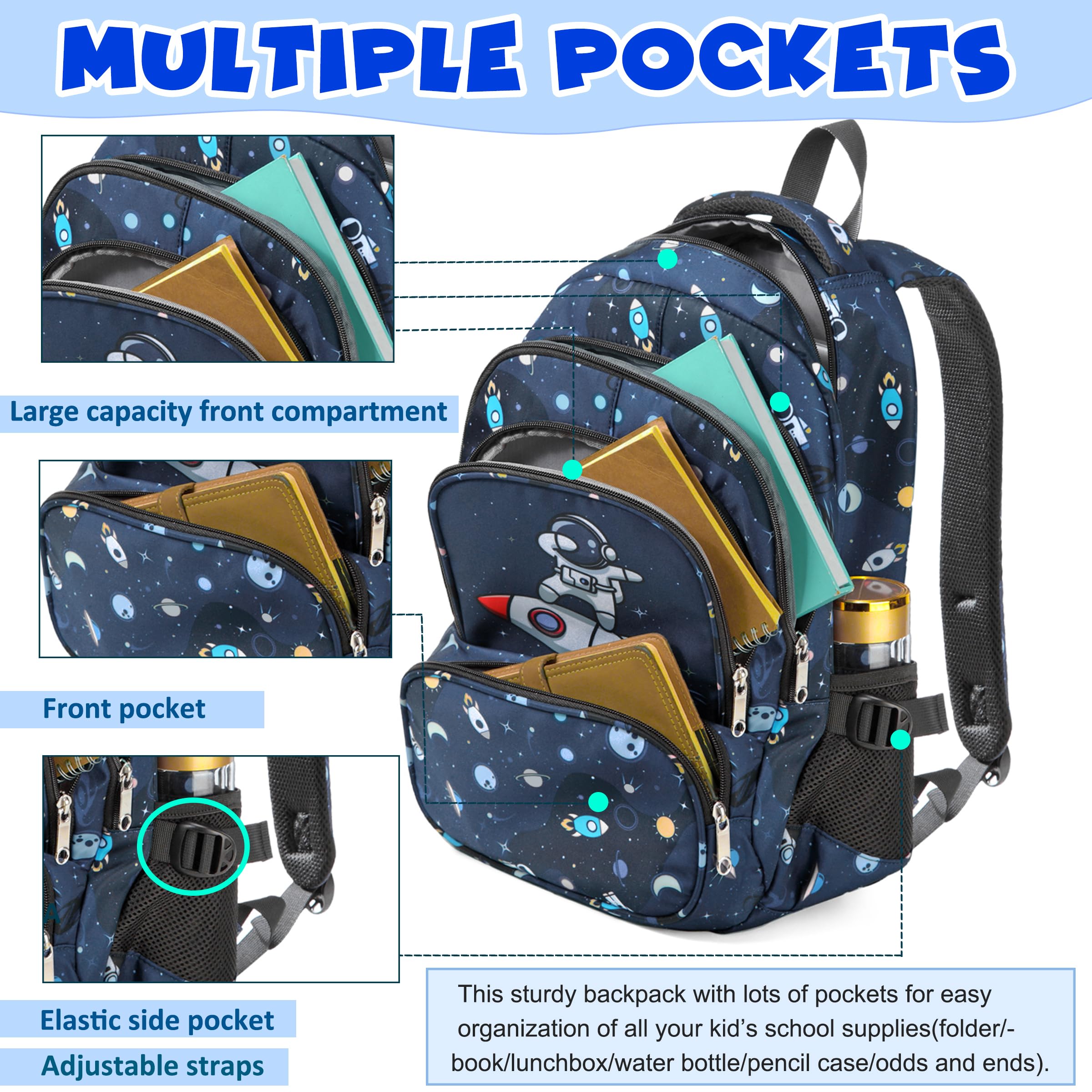 Foto 4 pulgar | Mochila Bluefairy School Azul Marino - Venta Internacional