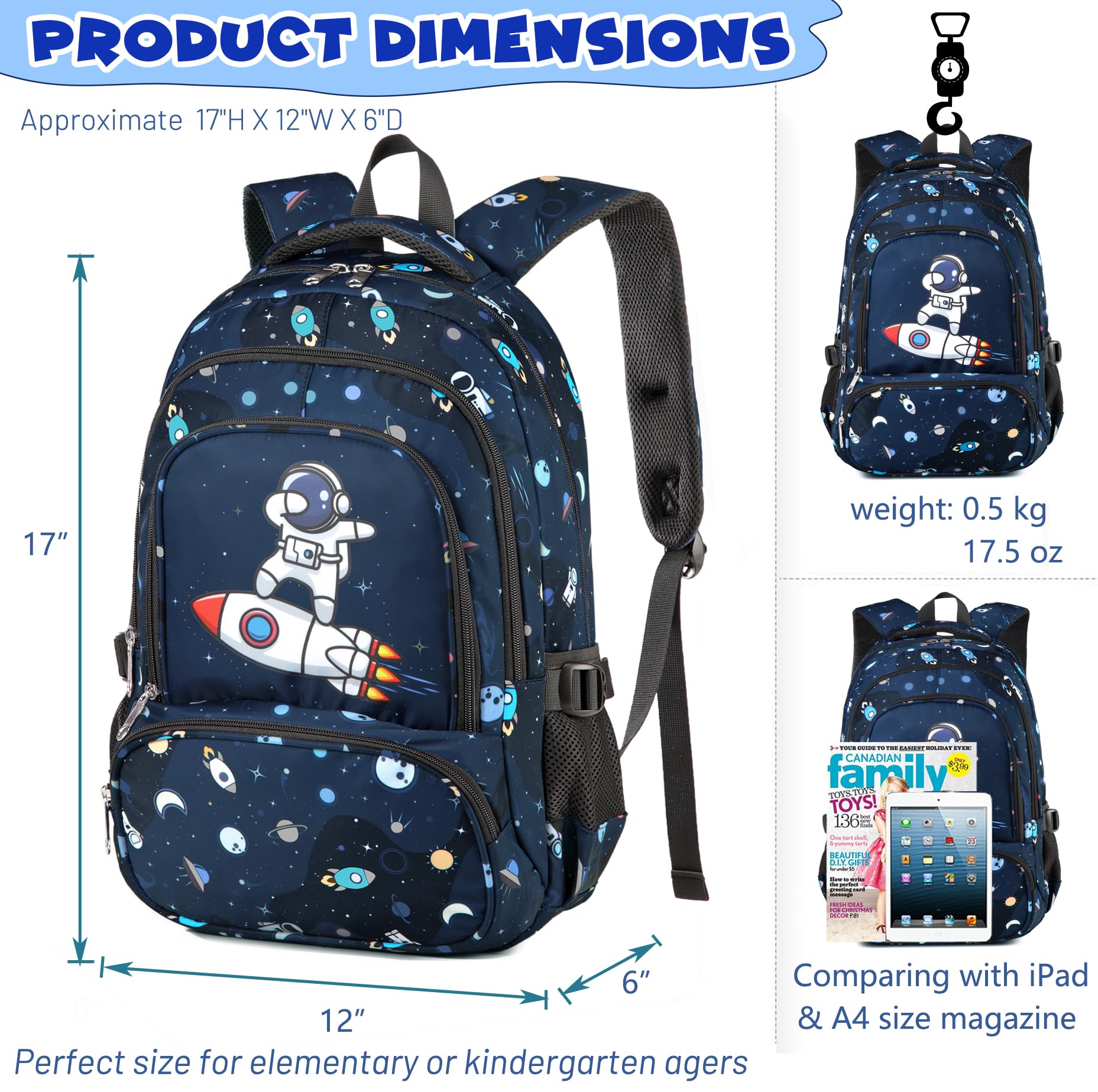 Foto 6 pulgar | Mochila Bluefairy School Azul Marino - Venta Internacional