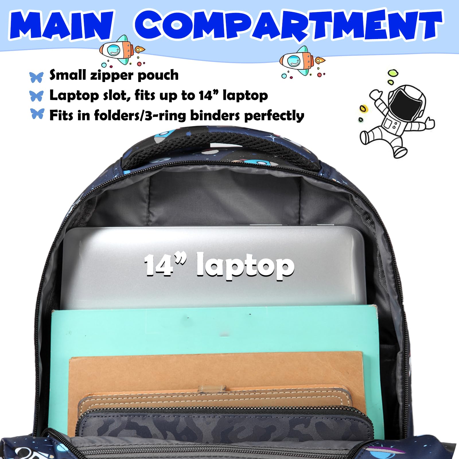 Foto 6 | Mochila Bluefairy School Azul Marino - Venta Internacional