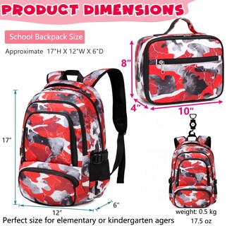 Foto 2 | Mochila Bluefairy Kids con Lonchera Unisex de 4 a 12 Años - Venta Internacional