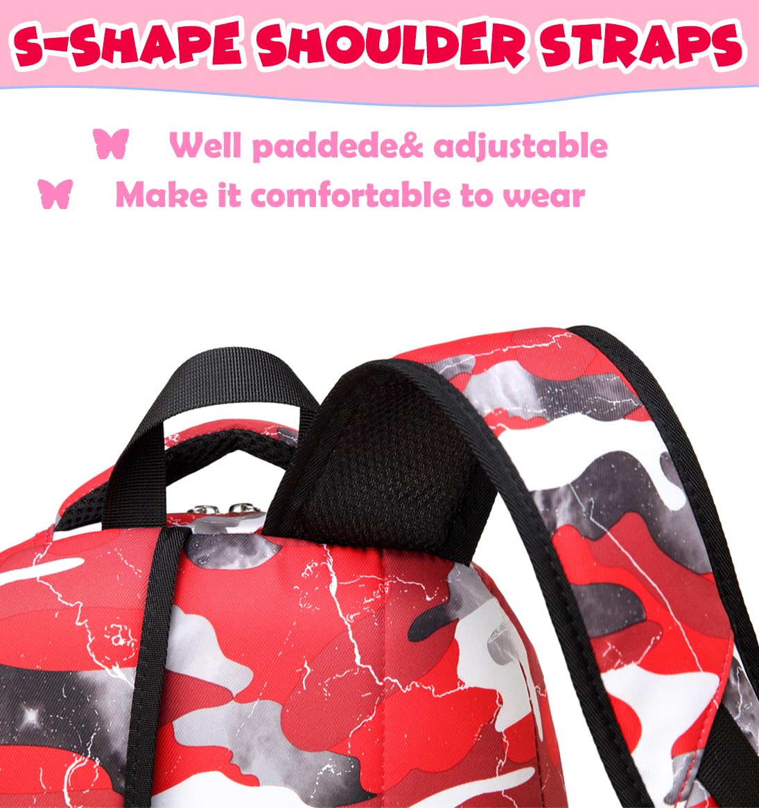 Foto 8 pulgar | Mochila Bluefairy Kids con Lonchera Unisex de 4 a 12 Años - Venta Internacional