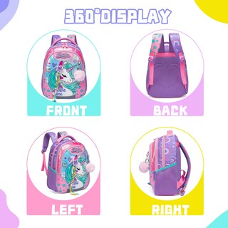 Foto 3 | Mochila Meetbelify Unicorn con Lonchera para Niñas - Venta Internacional