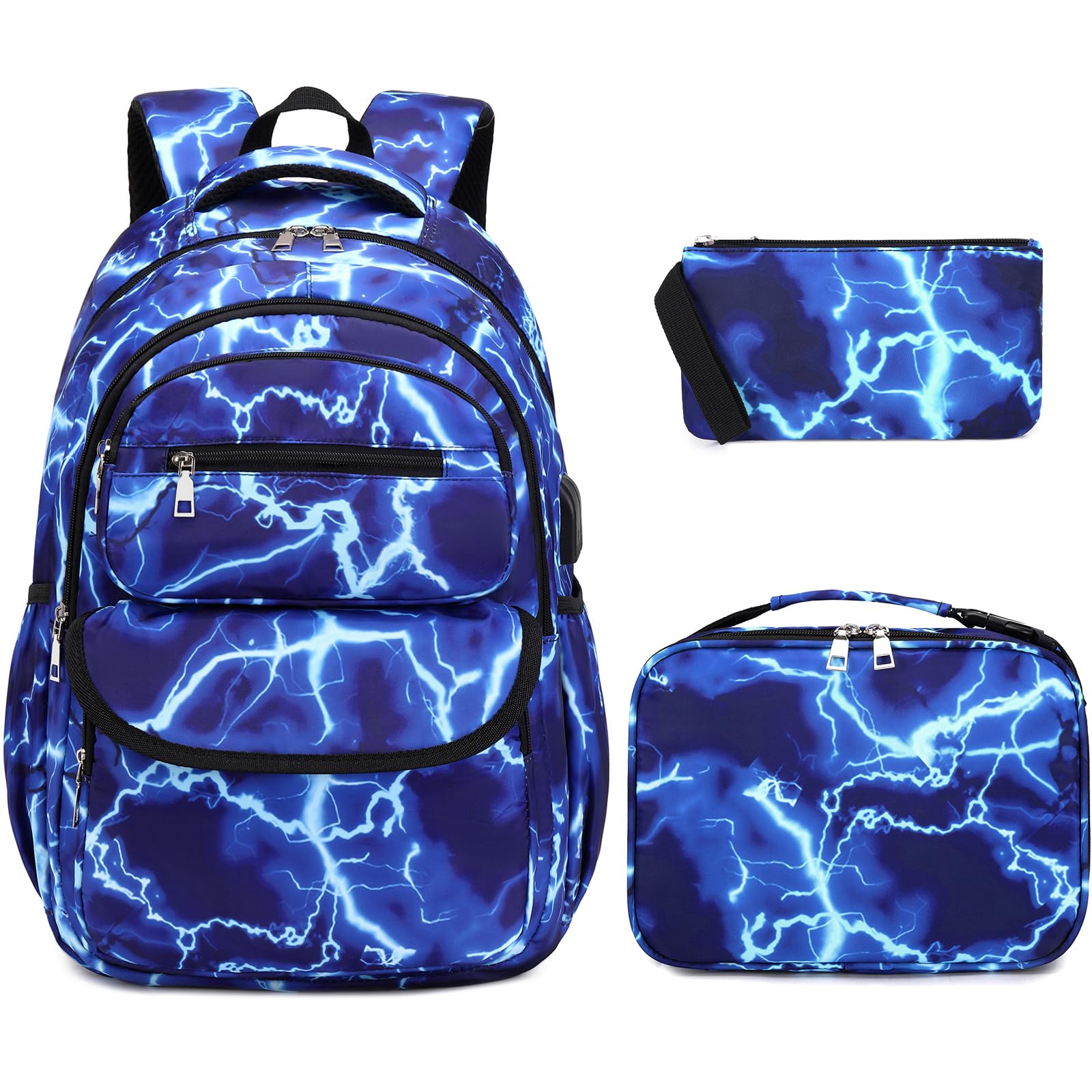 Foto 2 pulgar | Mochila Escolar Galaxy Space con Set de Lonchera y Estuche  - Venta Internacional