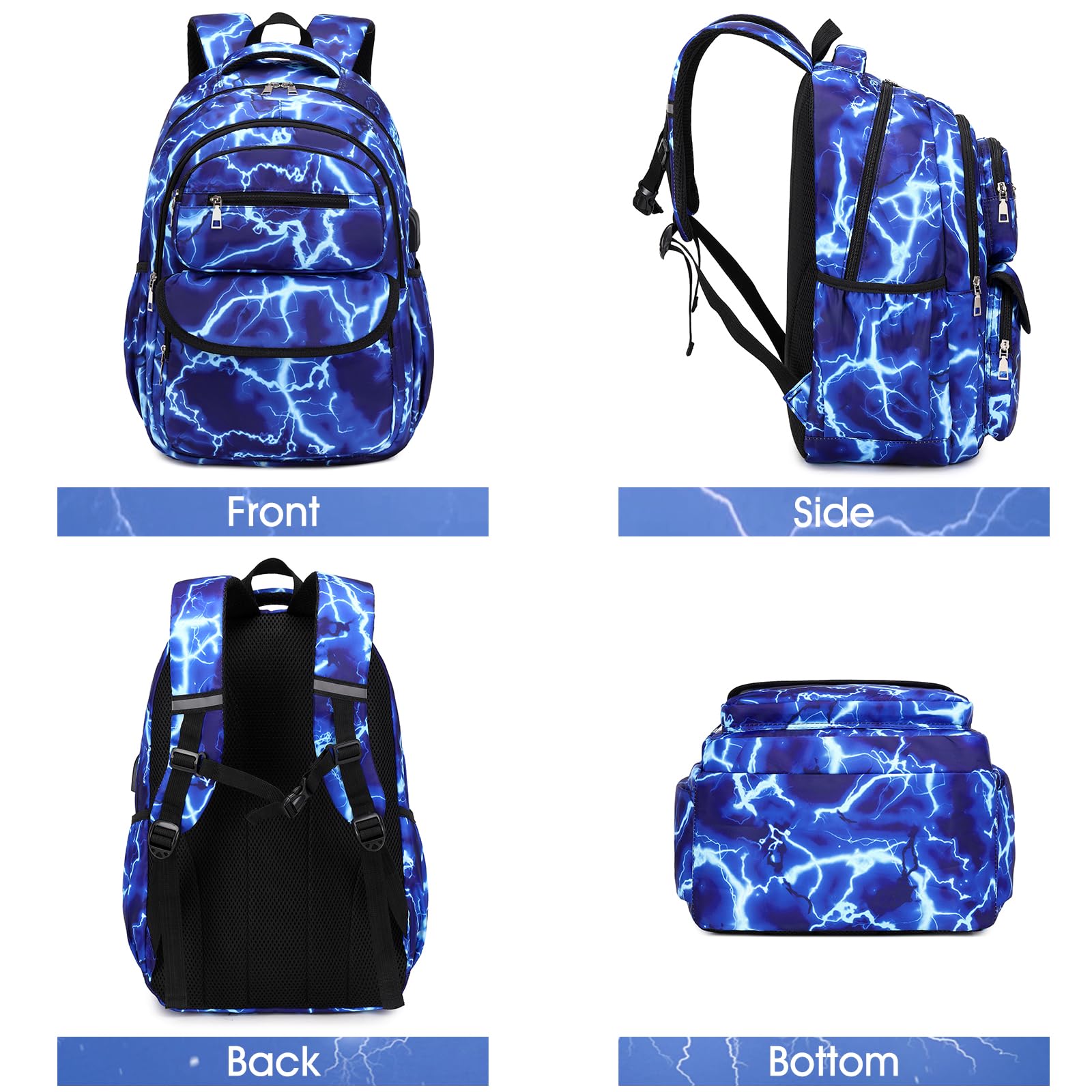 Foto 8 pulgar | Mochila Escolar Galaxy Space con Set de Lonchera y Estuche  - Venta Internacional